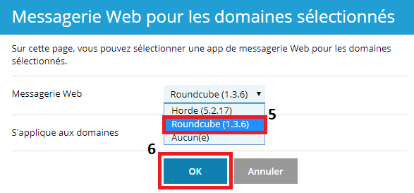 Selezione di webmail